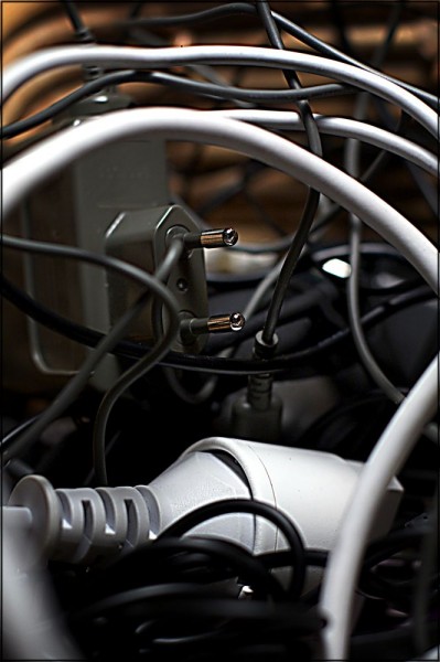 Grovigli di cavi e idee