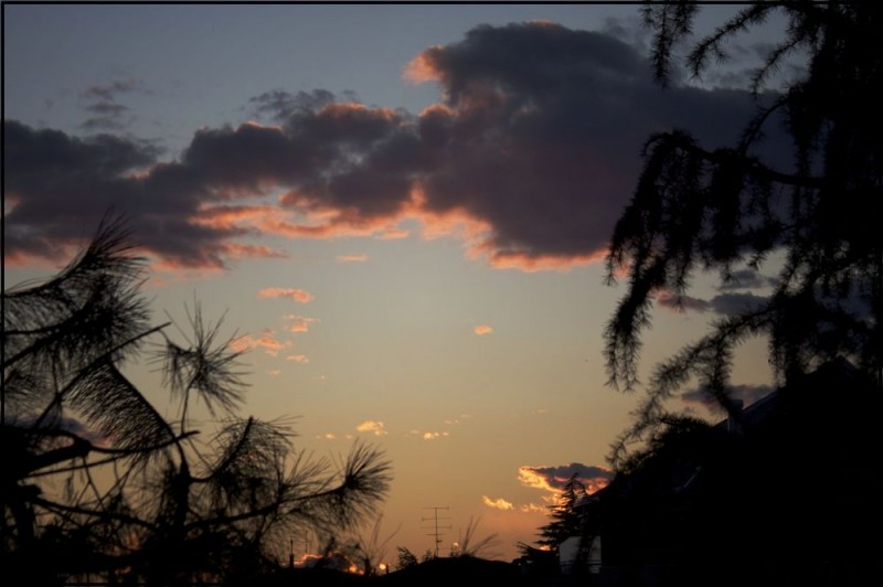 Nubi e colori al termine di un periodo un po' grigio